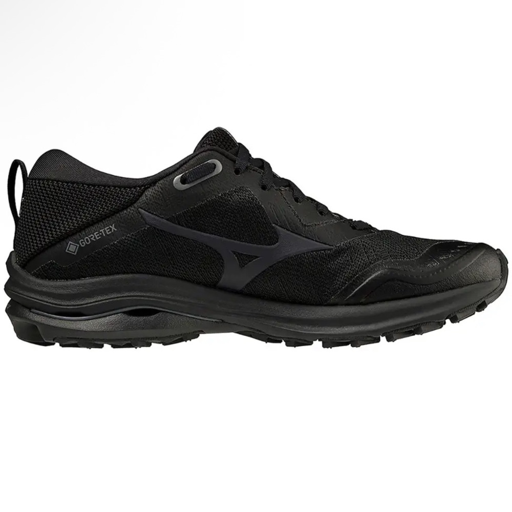 Mizuno Wave Rider Black Trail Shoes with Gore-Tex